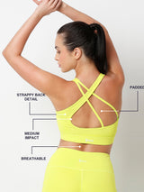 PowerGlow Neon Sports Bra