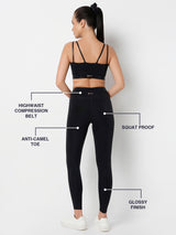 PowerGloss Black Leggings