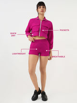 PowerPop Pink Jacket Set