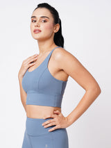 Allure Blue Crop Top boddactive.com