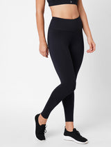 Black Marble High Waist Leggings boddactive.com