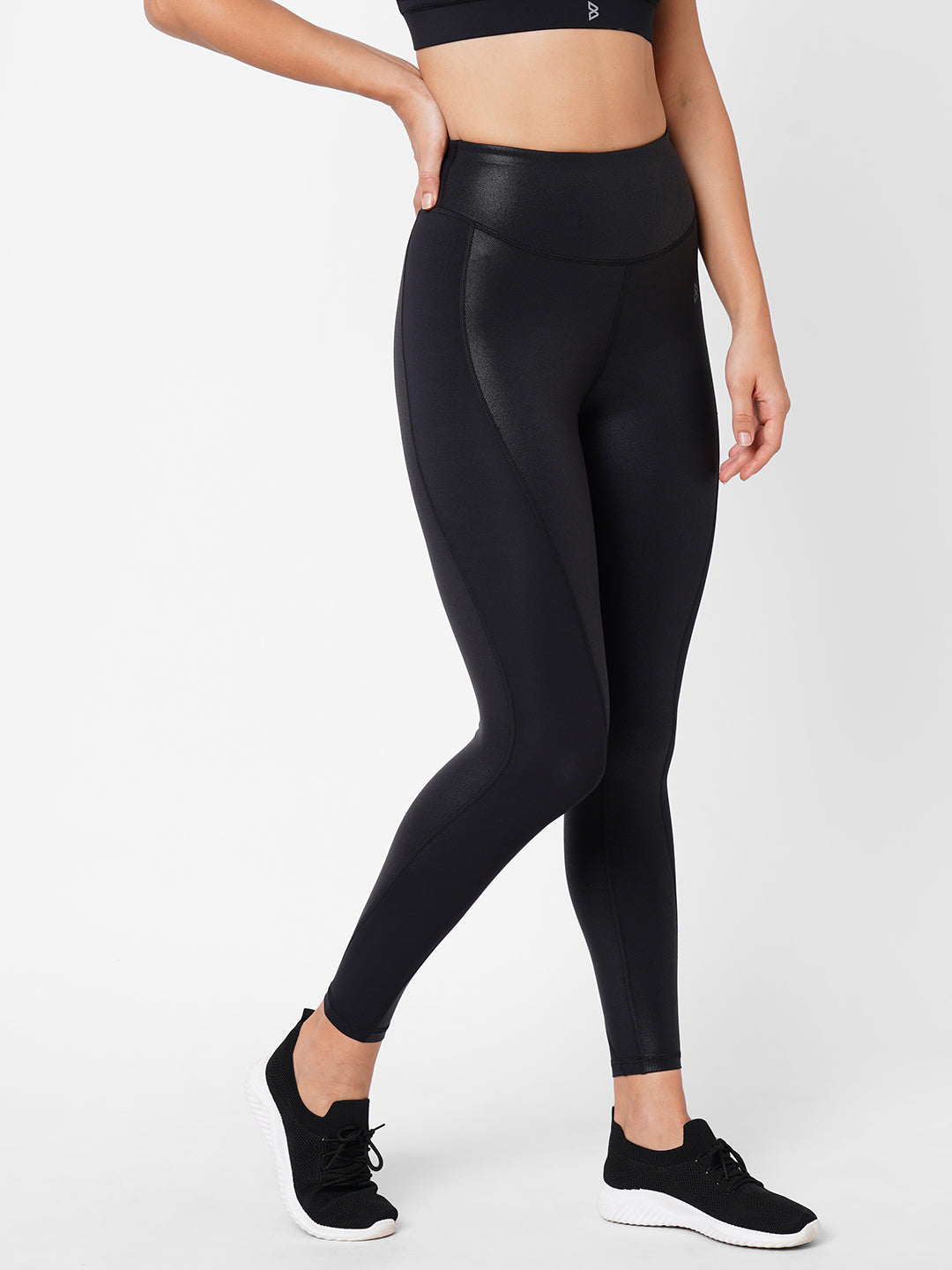 Power Black Training High Rise Leggings boddactive.com