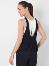 Black Mesh And Neon Sports Bra + Tank boddactive.com