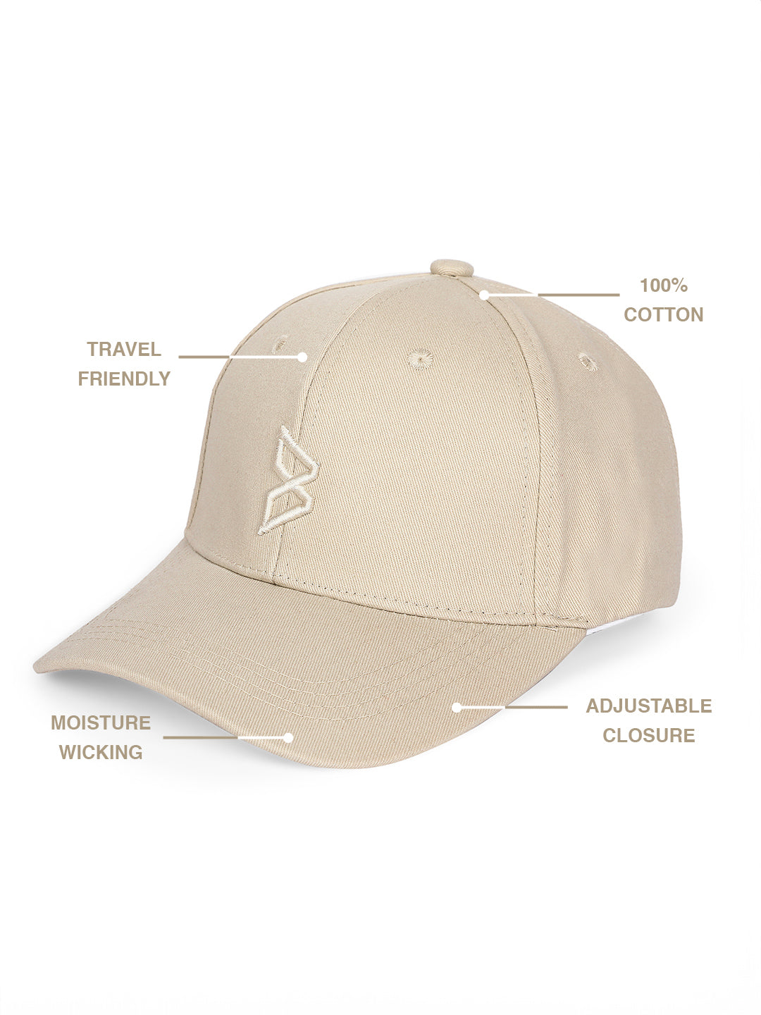 Move Aside - Beige Baseball Cap BODD ACTIVE
