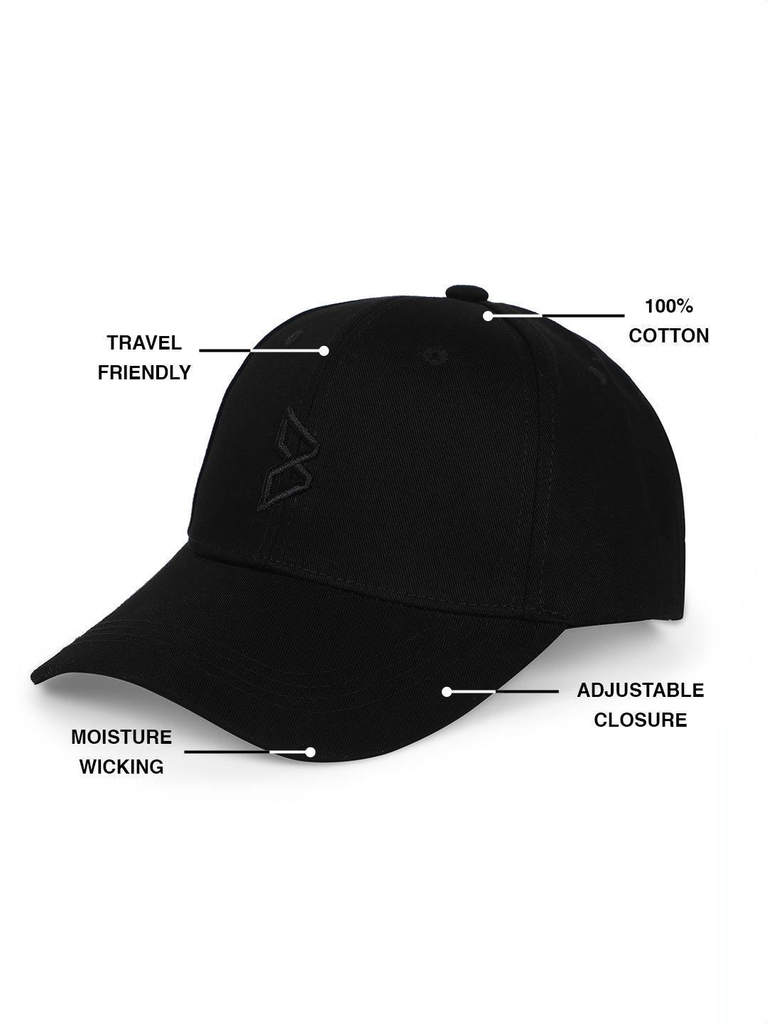 Nothing Like It -Black Baseball Cap BODD ACTIVE