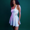 White Holo Tennis Dress BODD ACTIVE