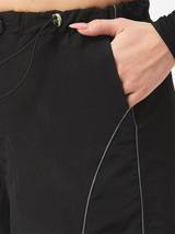 Eclipse Black Parachute Pants
