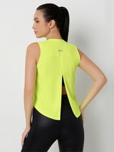 Flow State Neon Tie-Up Tank Top