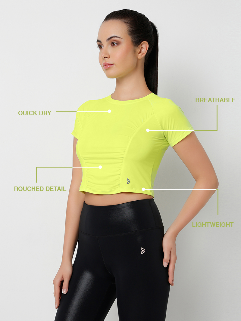 GlowForm Neon Crop Tee