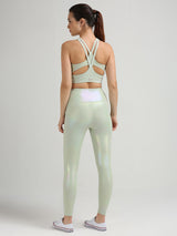 Challenge Accepted Mint Holo Sports Bra