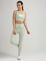 Challenge Accepted Mint Holo Sports Bra