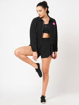 The OG Black Cropped Jacket BODD ACTIVE