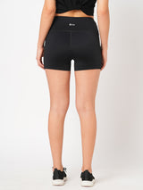 Jet Black Booty Shorts BODD ACTIVE