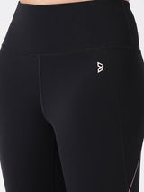 Black & Purple Endurance Leggings BODD ACTIVE