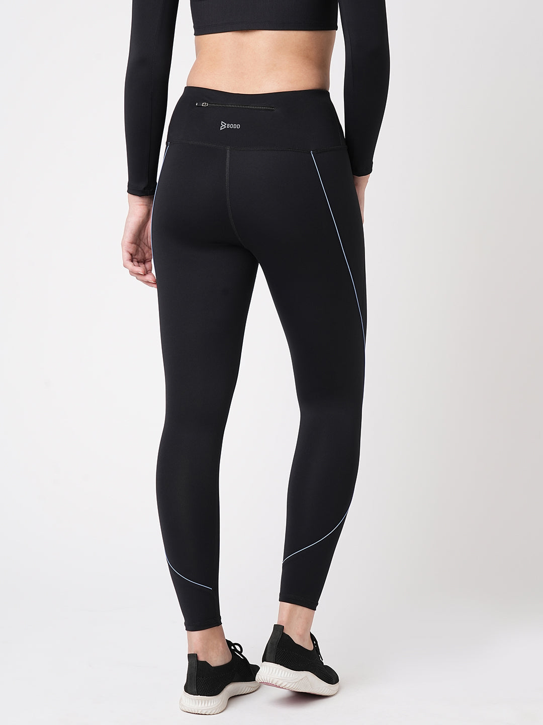 Black & Blue Endurance Leggings BODD ACTIVE