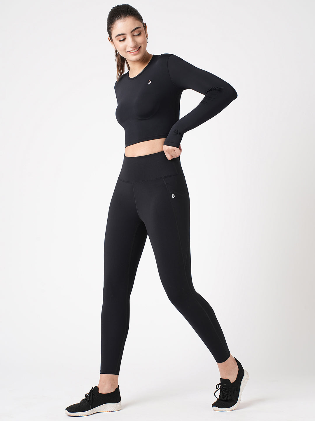 Black Essential Leggings BODD ACTIVE