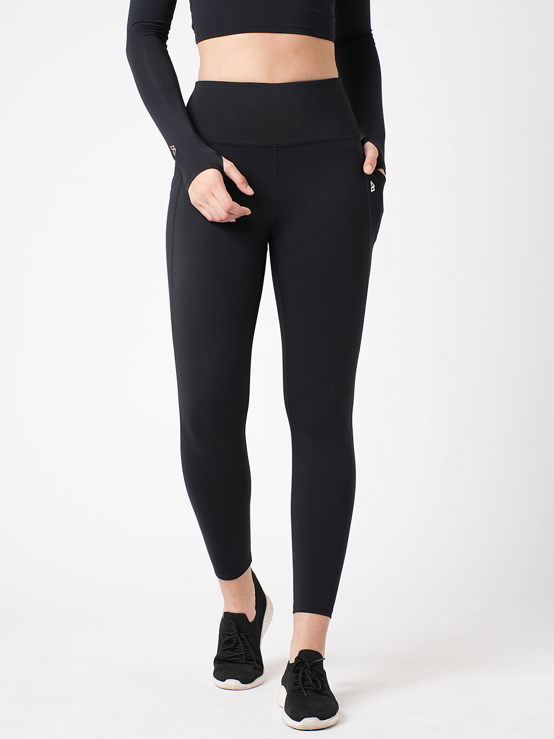 Black Essential Leggings BODD ACTIVE