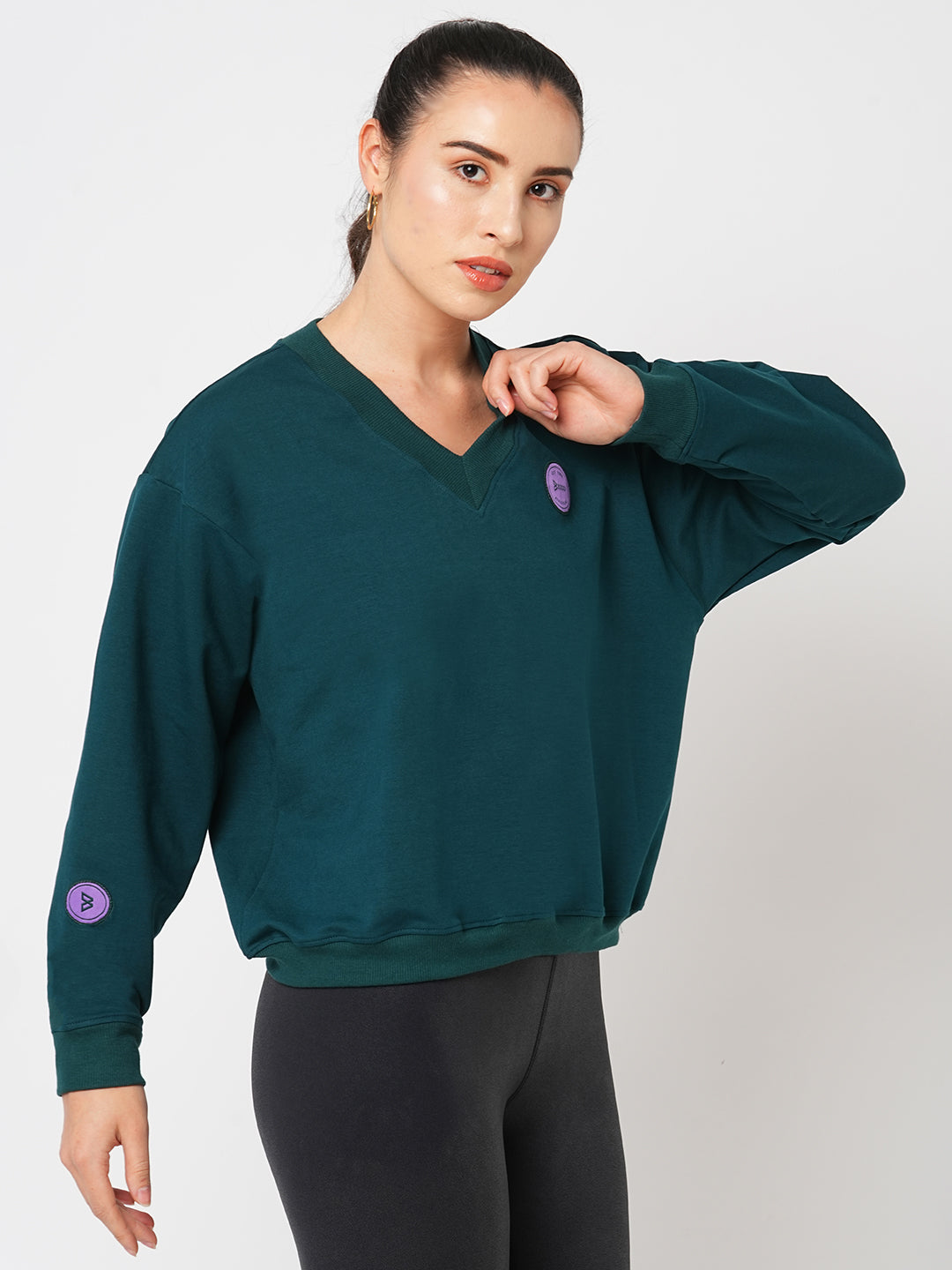 Movie Night Dark Green Sweatshirt BODD ACTIVE
