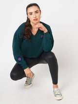 Movie Night Dark Green Sweatshirt BODD ACTIVE