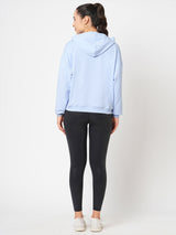 Just Glow With The Flow Blue Hoodie BODD ACTIVE