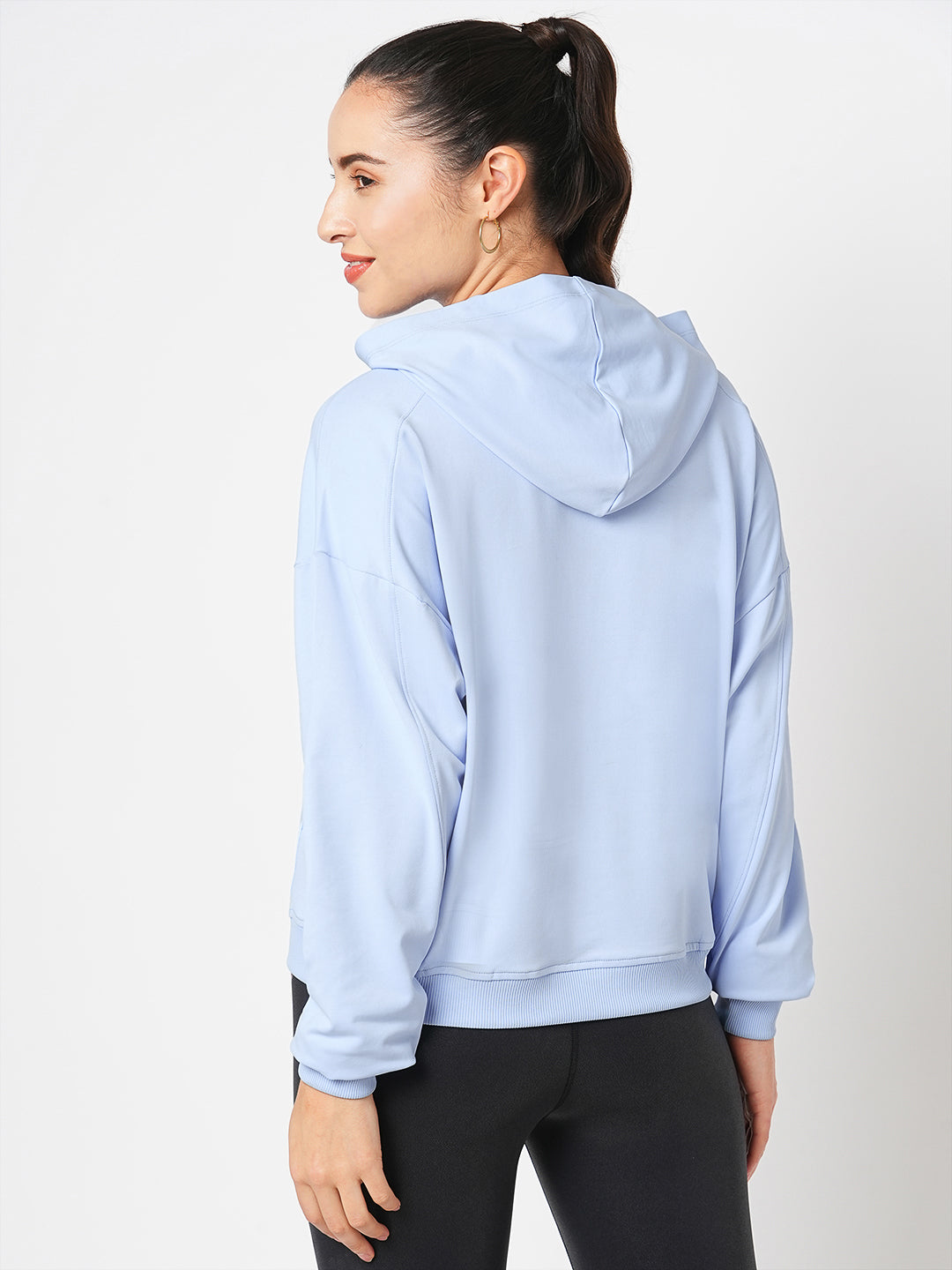 Just Glow With The Flow Blue Hoodie BODD ACTIVE