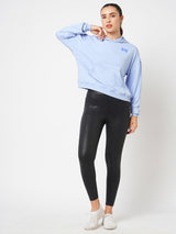 Just Glow With The Flow Blue Hoodie BODD ACTIVE