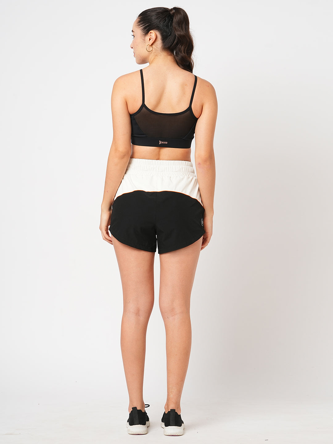 Front Runner White Colourblock Shorts BODD ACTIVE