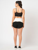 Front Runner White Colourblock Shorts BODD ACTIVE