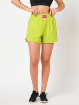 Workin' It Neon Running Shorts BODD ACTIVE
