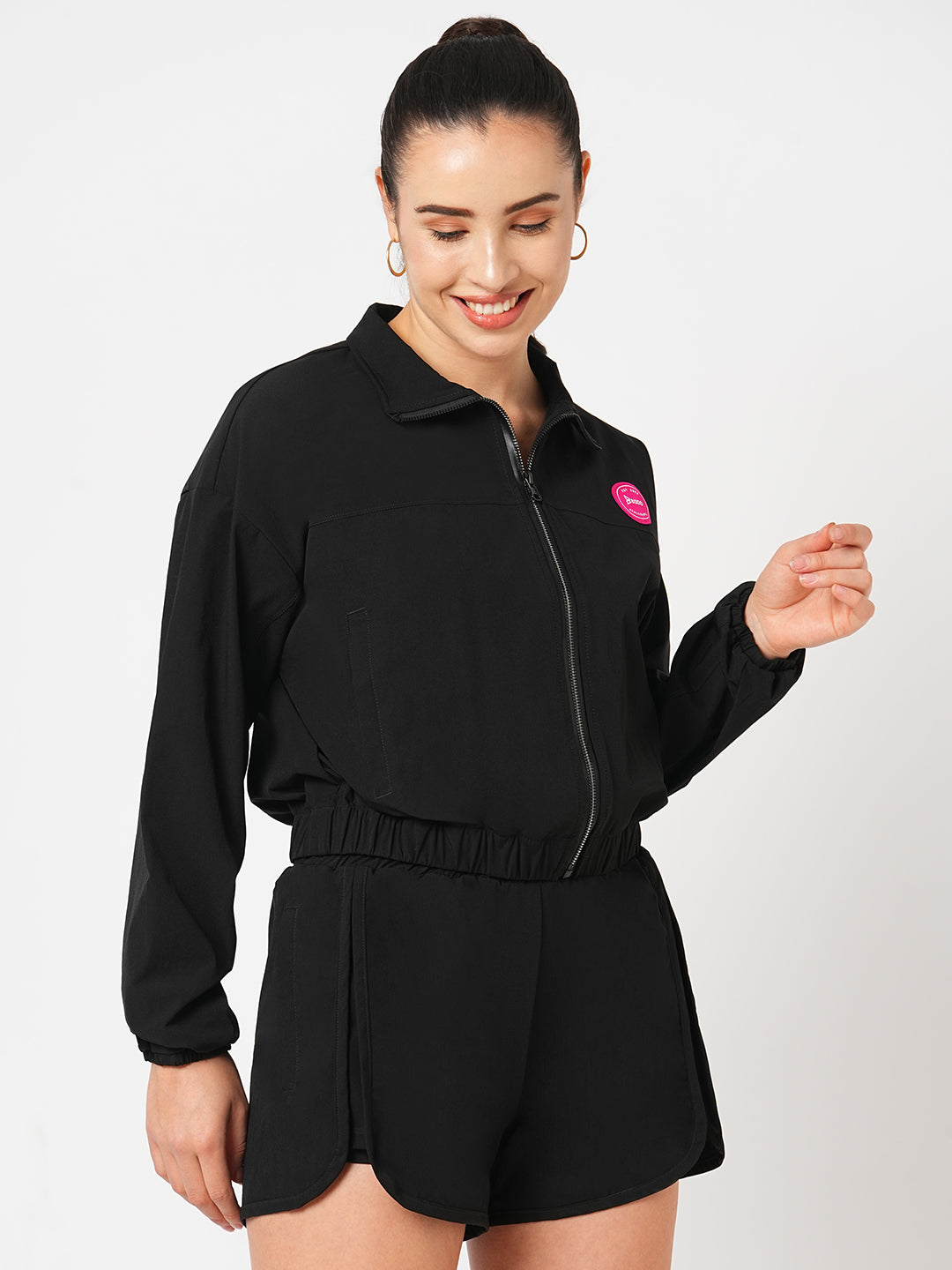 The OG Black Cropped Jacket BODD ACTIVE