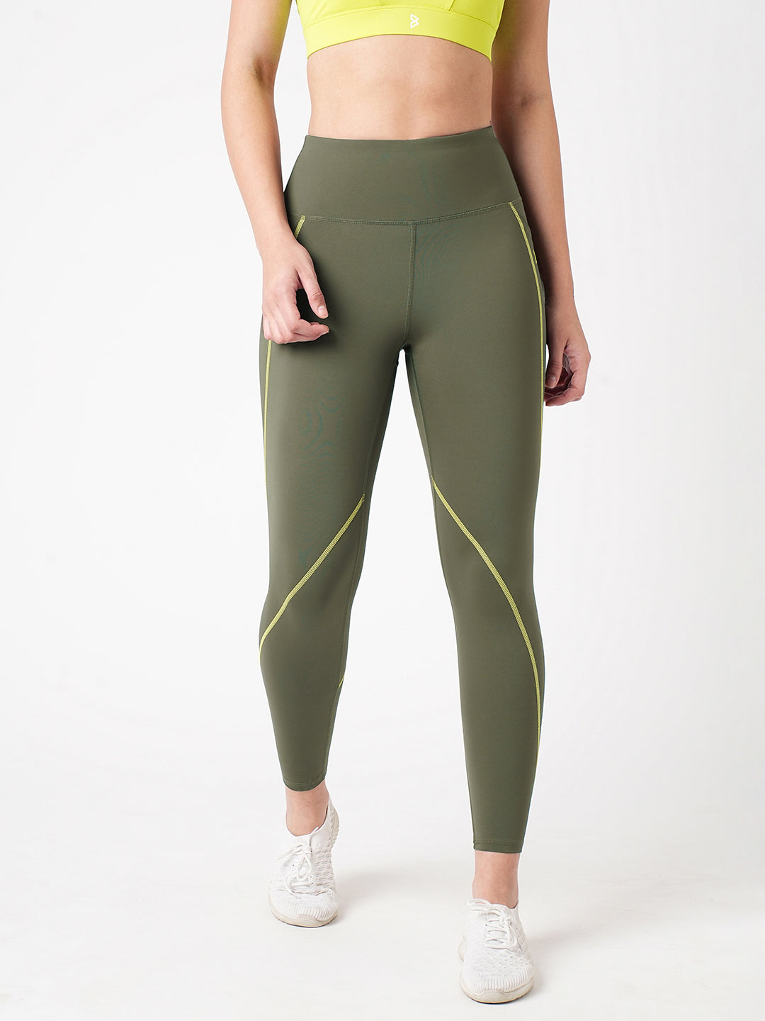 Workin' It Out Olive Essential Leggings BODD ACTIVE