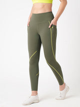 Workin' It Out Olive Essential Leggings BODD ACTIVE