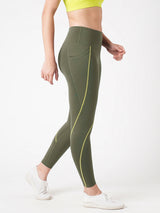Workin' It Out Olive Essential Leggings BODD ACTIVE