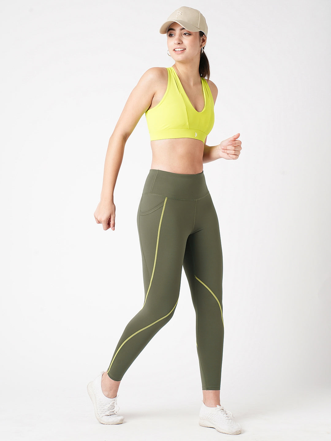 Workin' It Out Olive Essential Leggings BODD ACTIVE