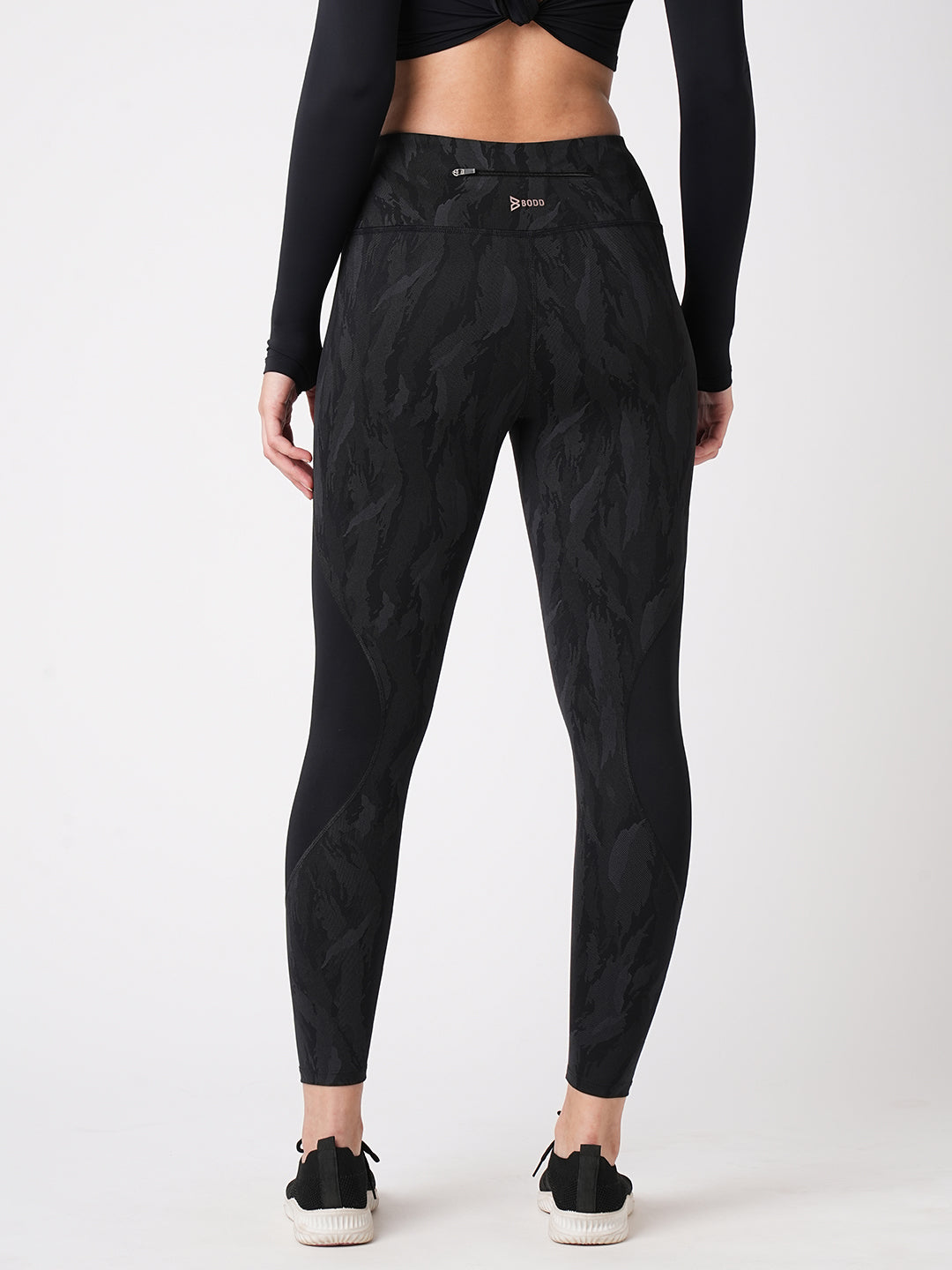 Back Print Colourblock Leggings BODD ACTIVE