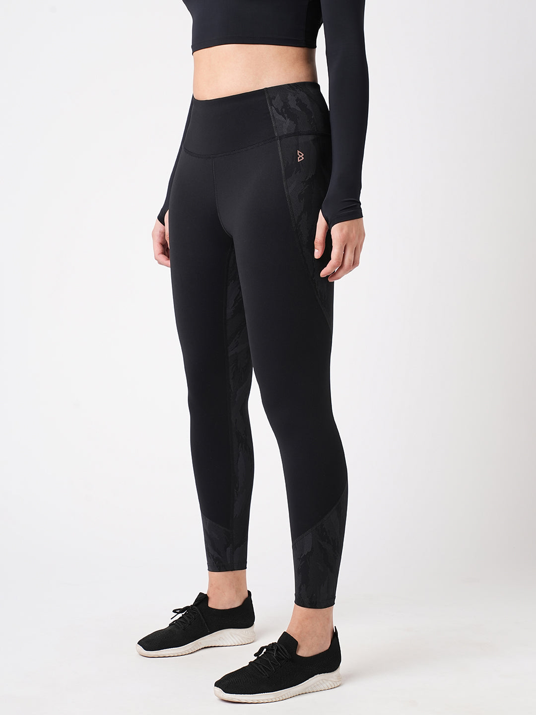Back Print Colourblock Leggings BODD ACTIVE