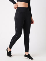 Black & Blue Endurance Leggings BODD ACTIVE