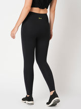Black & Ribbed Core Leggings BODD ACTIVE