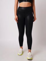 Tanya's Go To Black Essential Glossy Leggings BODD ACTIVE