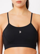 Core Black Performance Sports Bra BODD ACTIVE