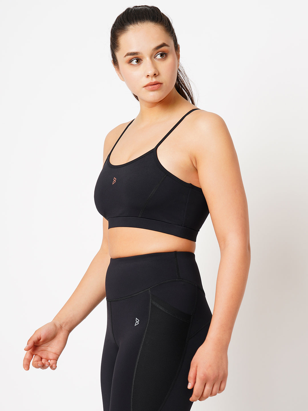 Core Black Performance Sports Bra BODD ACTIVE