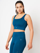 Jasper Teal Crop Top BODD ACTIVE