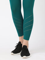 Eden Green Cut Out Leggings boddactive.com