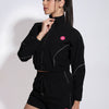 Velocity Black Cropped Jacket