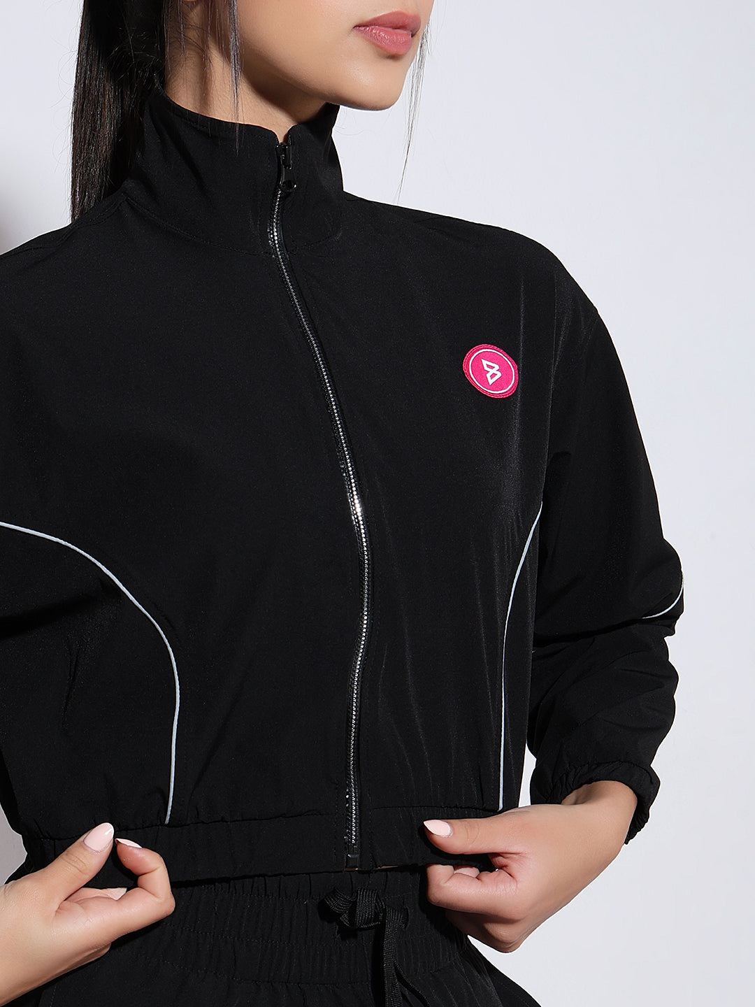 Velocity Black Cropped Jacket