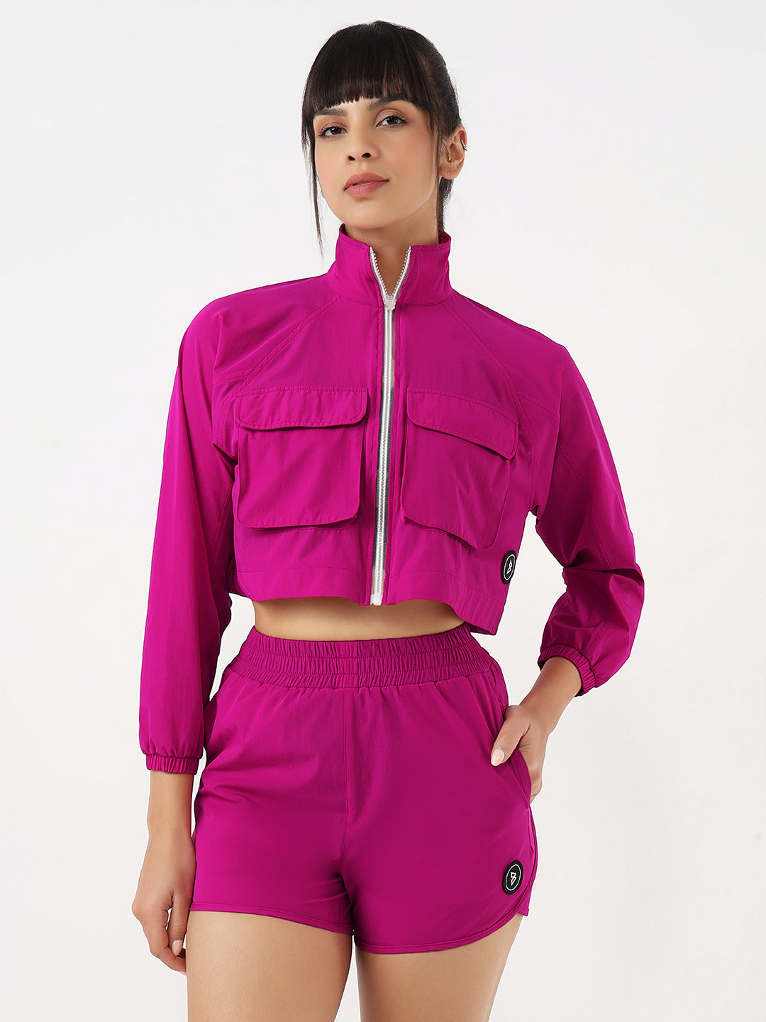 PowerPop Pink Cropped Jacket