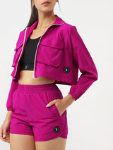 PowerPop Pink Cropped Jacket