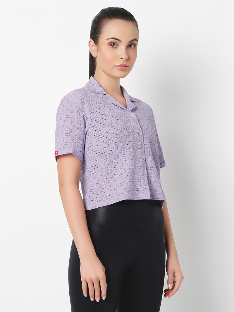 On the Move Lavender Overshirt