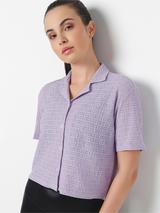 On the Move Lavender Overshirt