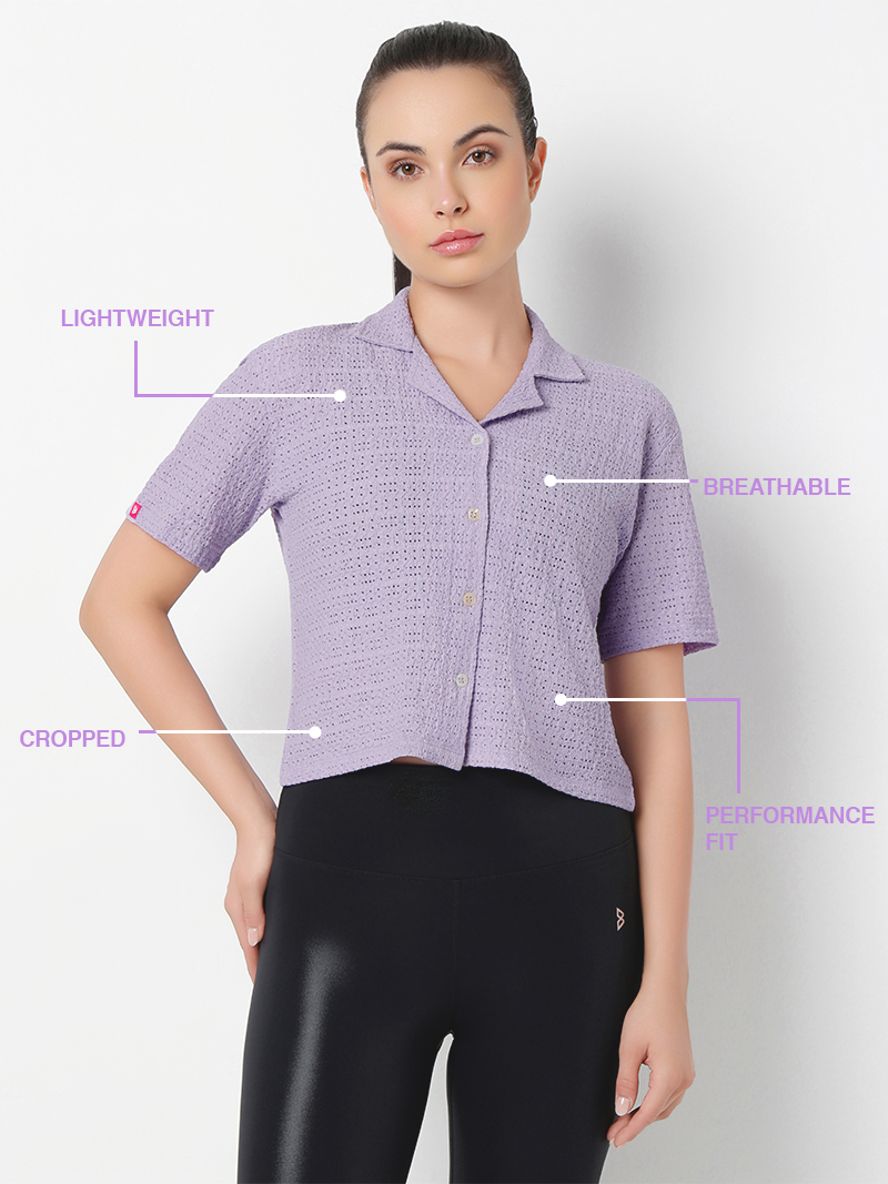 On the Move Lavender Overshirt